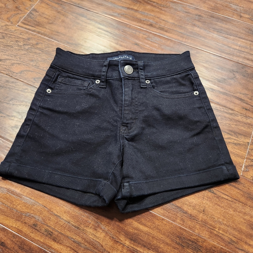 Aeropostale high rise midi shorts